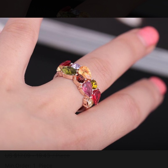 Last one Luxury gold plated Mona lisa ring - Picture 3 of 7